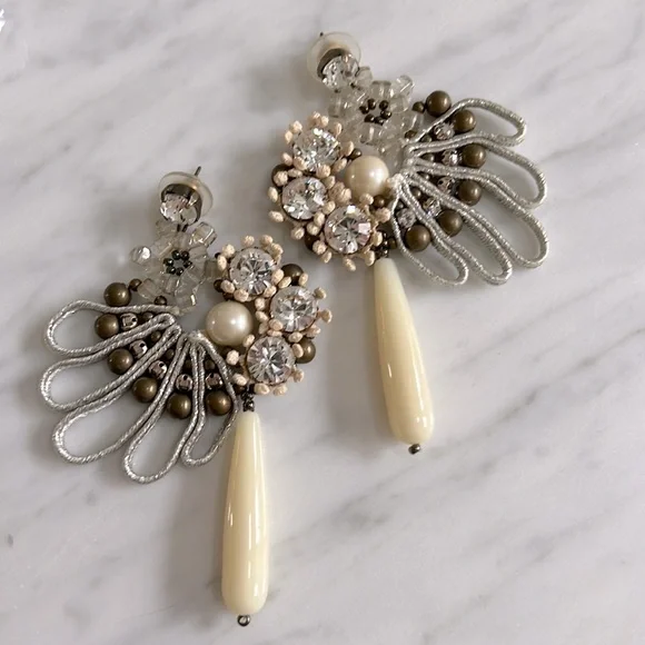 BHLDN Crystal Drop Earrings - Picture 1 of 5